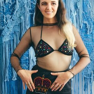 Leo Astrology Rule Them All Crown Long Black Skirt